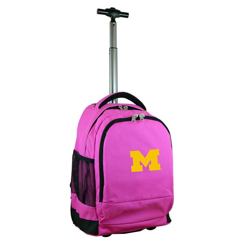 CLMCL780-PK: NCAA Michigan Wolverines Wheeled Premium Backpack